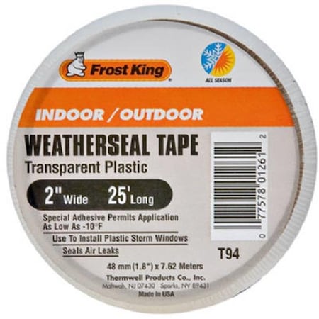 Thermwell Products Thermwell T94H 2 in. x 25 ft. Weatherproofing Tape 329227